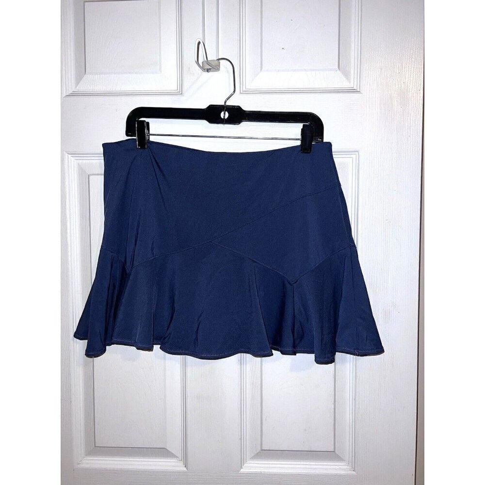 LUCKY IN LOVE Blue Skort Athletic Skirt Tennis Golf Pickleball Sz XL (16)